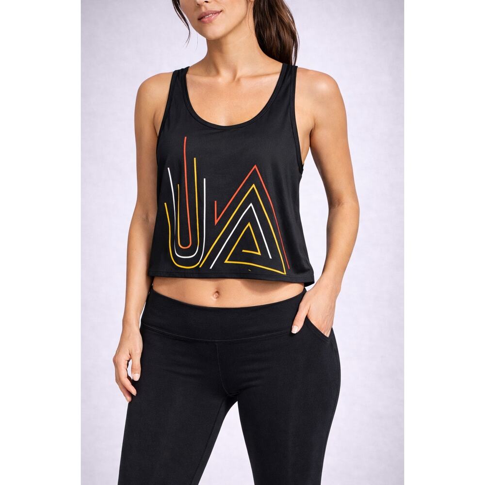 Under Armour HeatGear Loose Black Tank Top Women’s Large NWT